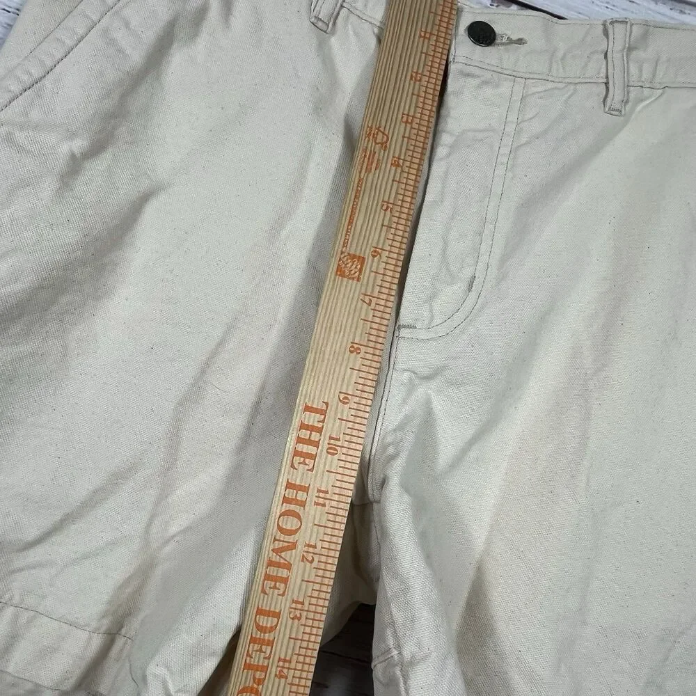 Patagonia Heritage Stand Up Shorts Mens 32x7 Undyed Natural Canvas Hiking Beige